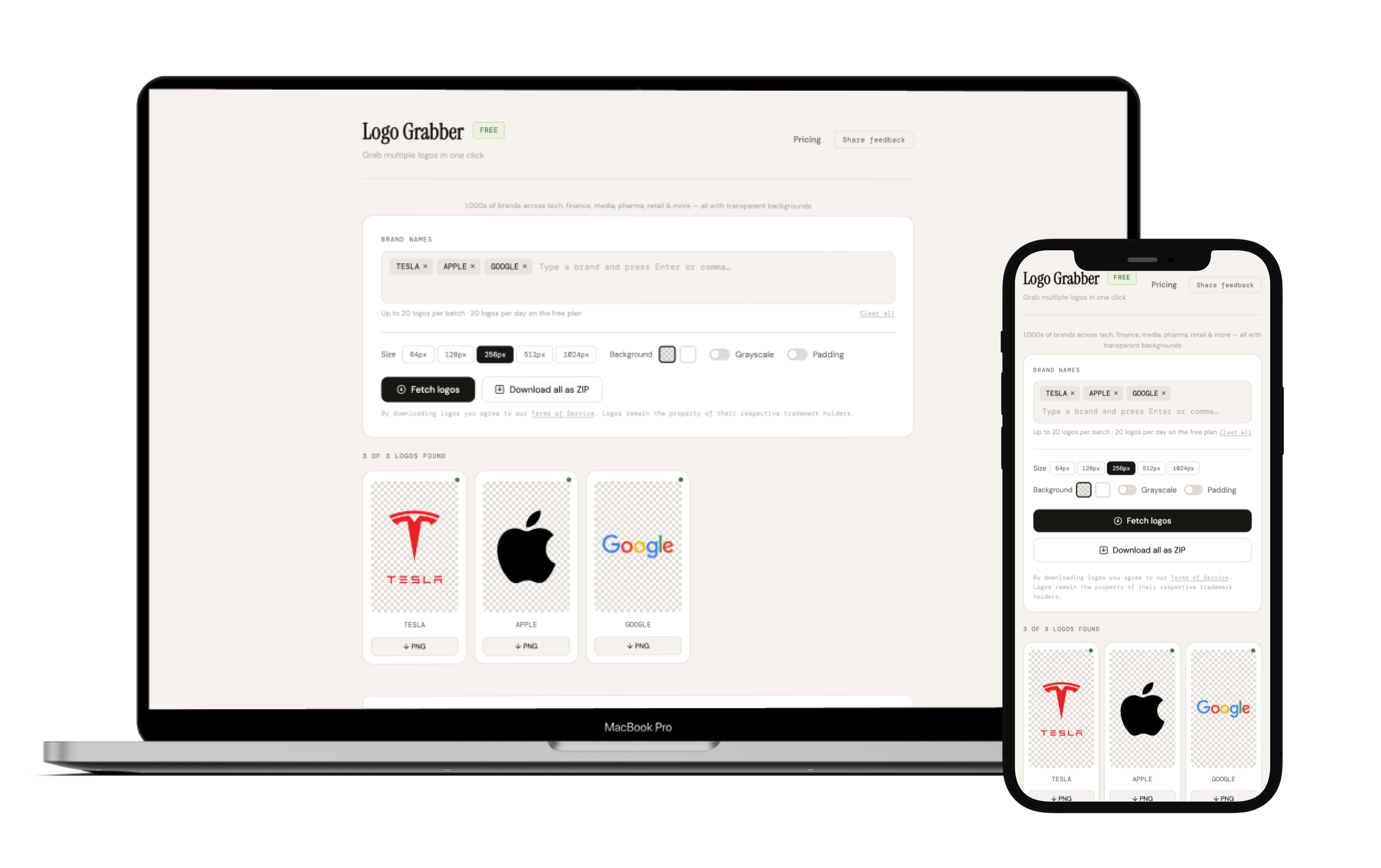 Logo Grabber app